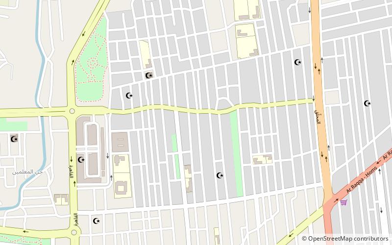 al bayadah homs location map