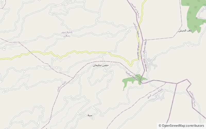 Hosn Suleiman location map