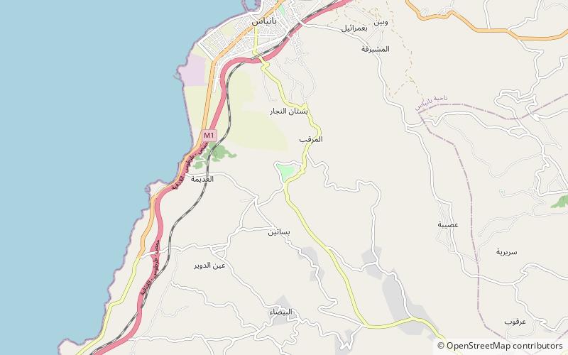 Qal`at al Marqab location map
