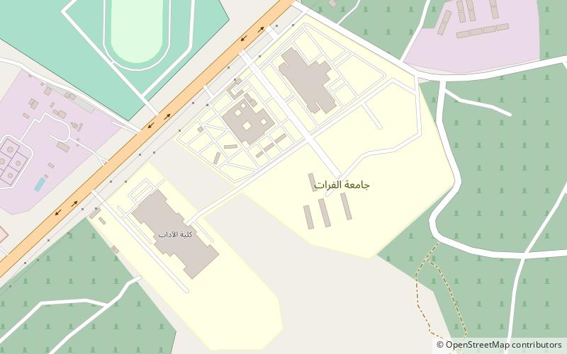 Al-Furat-Universität location map