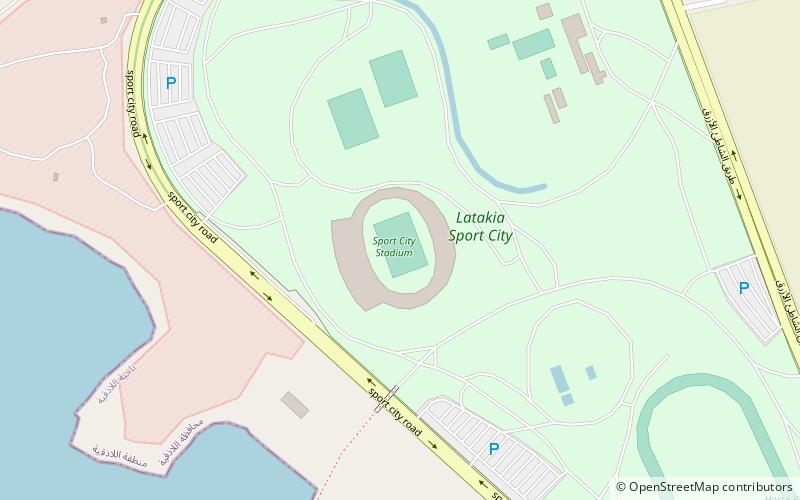 Latakia Sports City Stadium location map