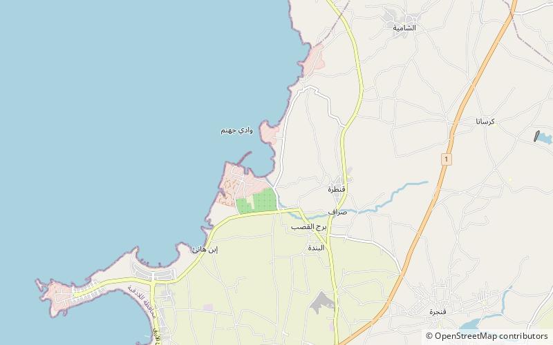 Minet el-Beida location map