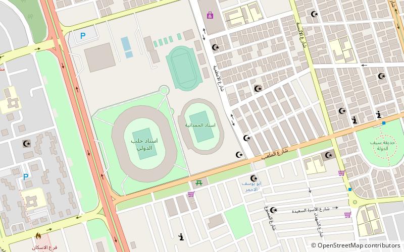 Al-Hamadaniah Stadium location map