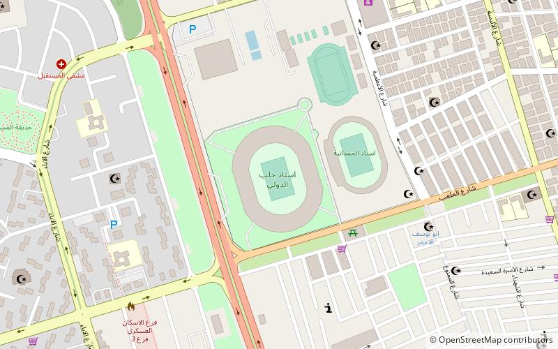 Stade international d'Alep location map