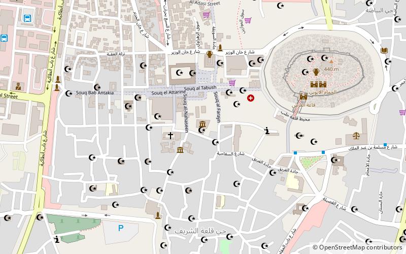jam al adlyt aleppo location map