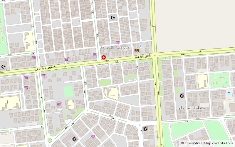 new aleppo neighborhood alepo location map