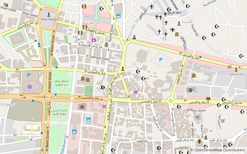 National Library of Aleppo location map