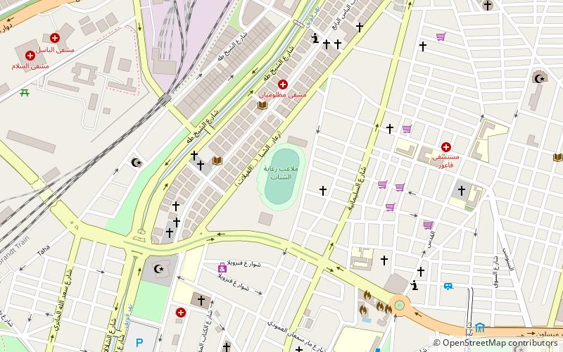 Ri'ayet al-Shabab Stadium location map