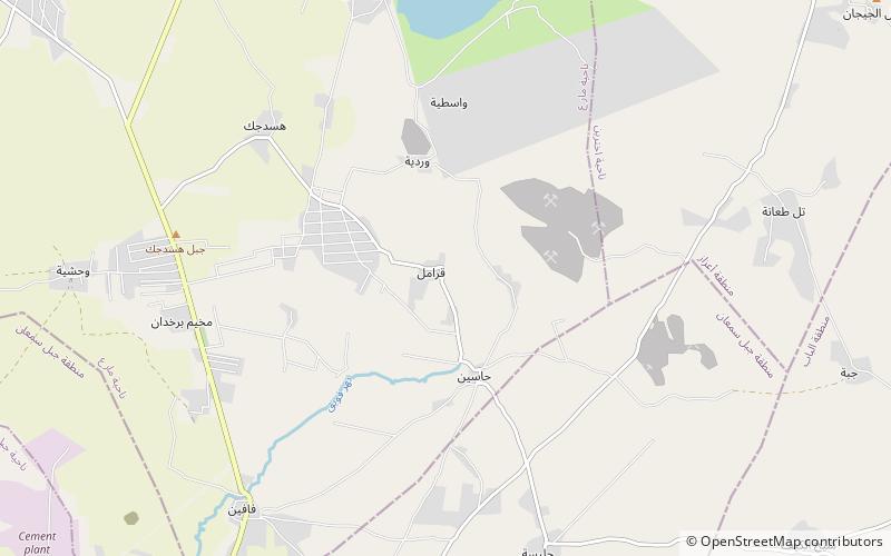 Tell Qaramel location map