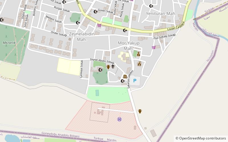 school of nisibis al kamiszli location map