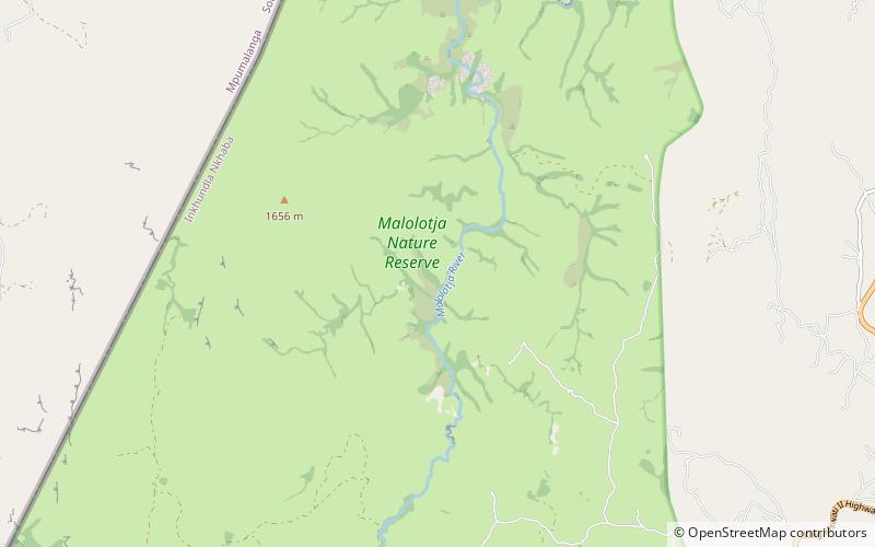 Rezerwat Przyrody Malolotja location map