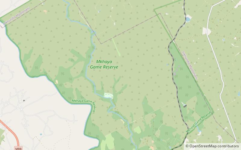 Mkhaya Game Reserve location map