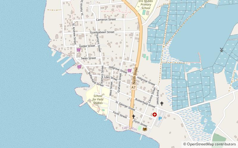 South Caicos location map