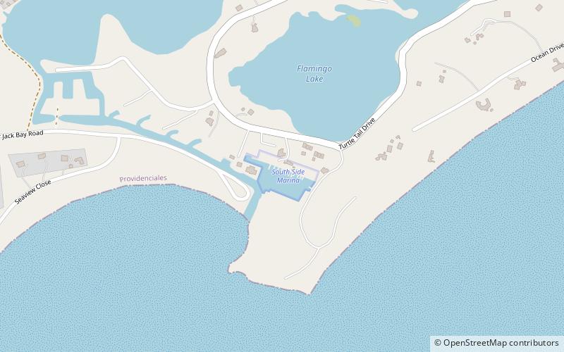 South Side Marina location map
