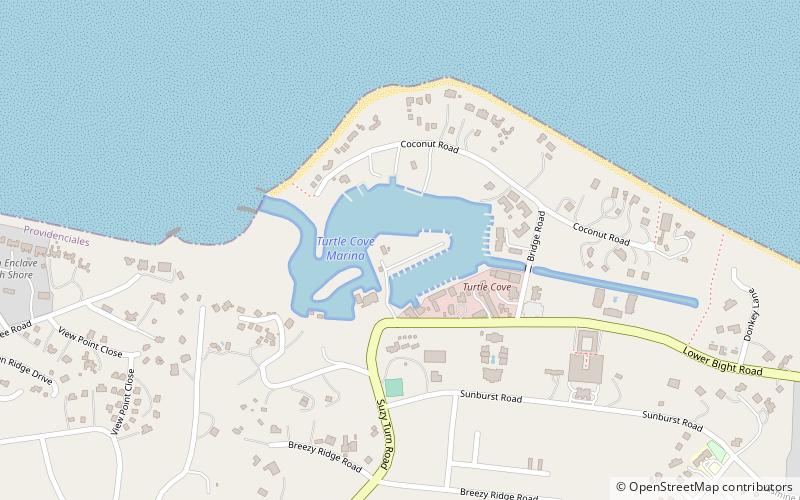 turtle cove marina providenciales location map