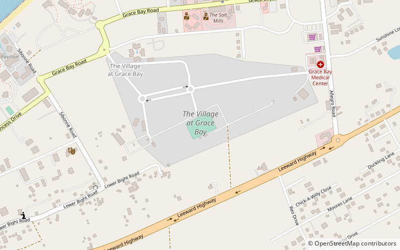 meridian field providenciales location map