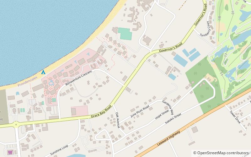 Casablanca Casino Providenciales location map