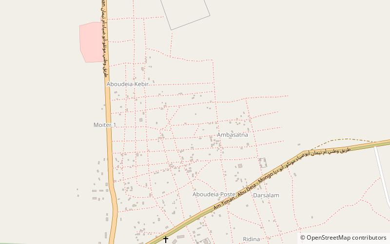 departement aboudeia bahr salamat faunal reserve location map