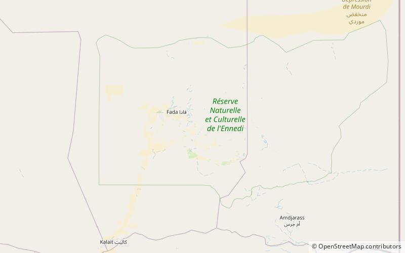 Ennedi-Massiv location map