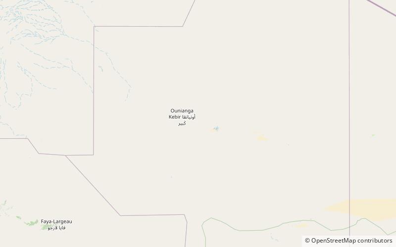 Jeziora Ounianga location map
