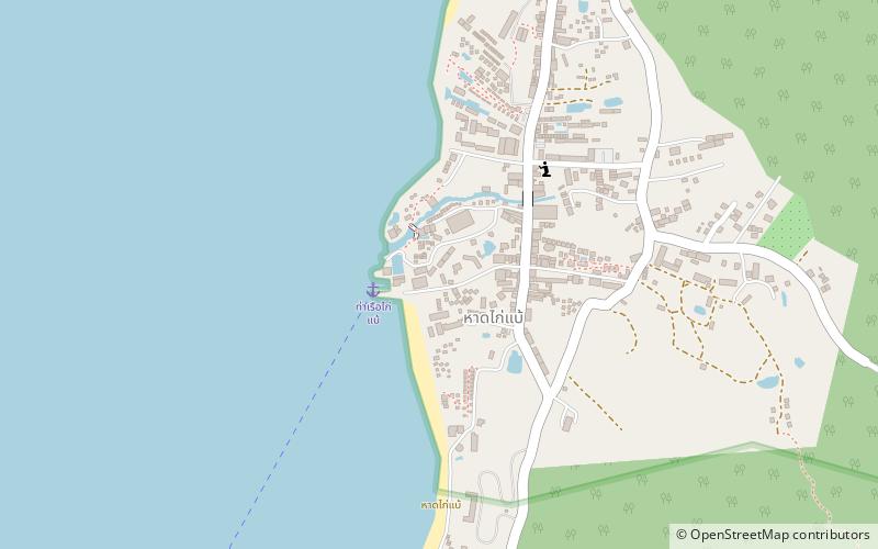 kai bae beach ko chang location map