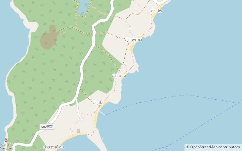 ao nuan ko samet location map