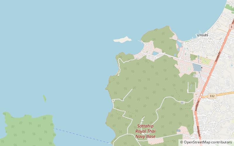 sai kaew beach sattahip location map