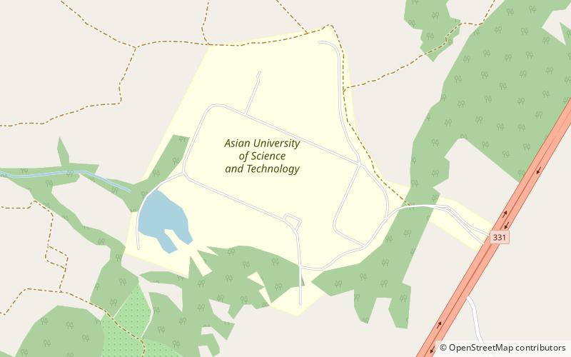 Asian University location map