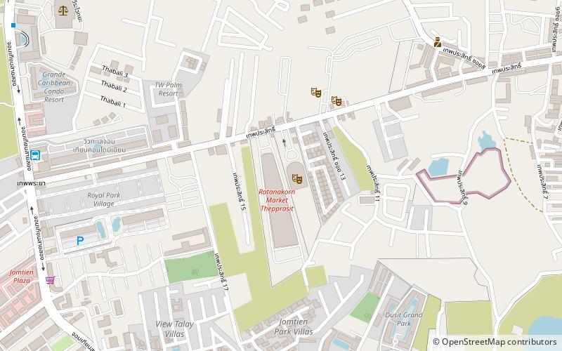 colosseum show pattaya location map