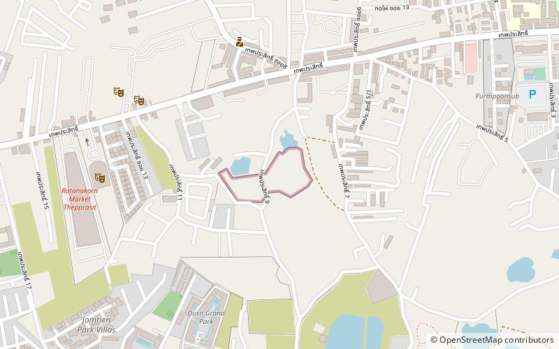 pattaya kart speedway location map