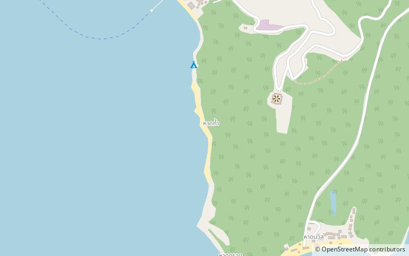 tam beach ko lan location map