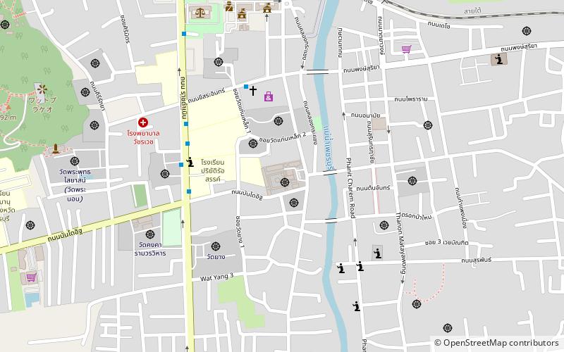 Wat Mahathat Voravihara location map