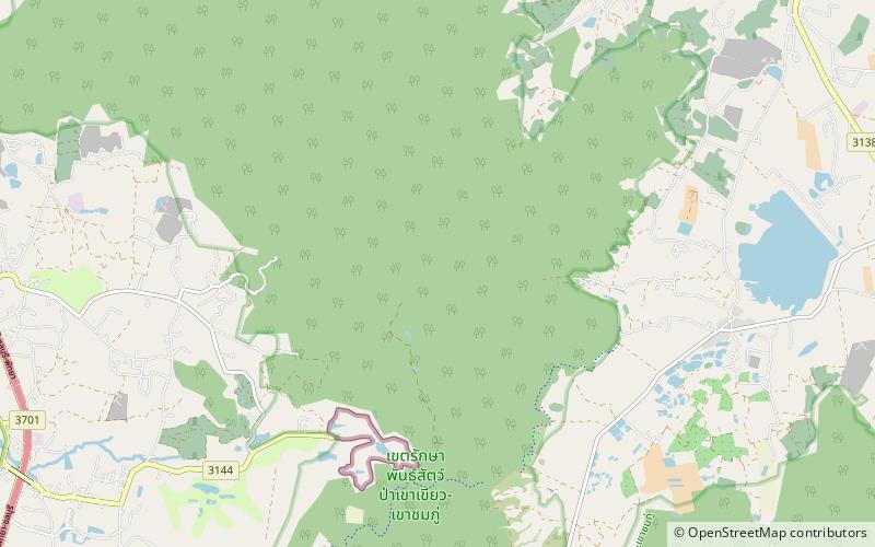 Khao Khiao Massif location map