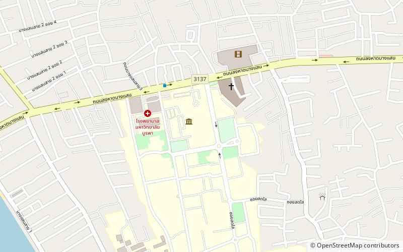Bang Saen location map