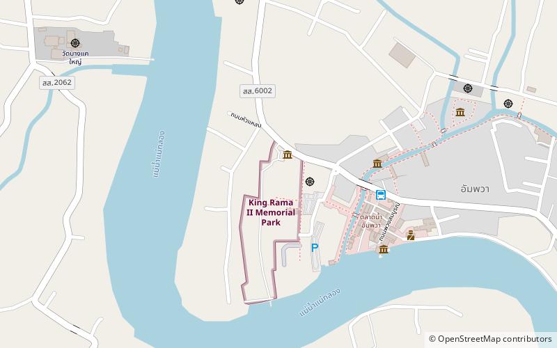 King Rama II Memorial Park location map