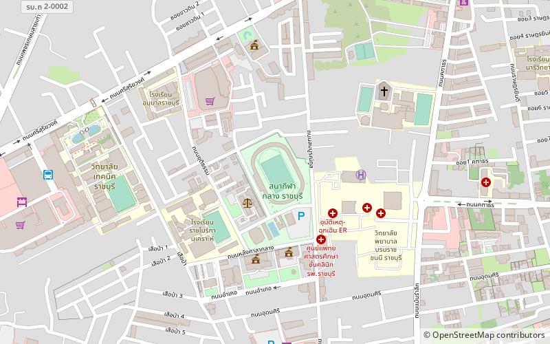 Ratchaburi Stadium location map