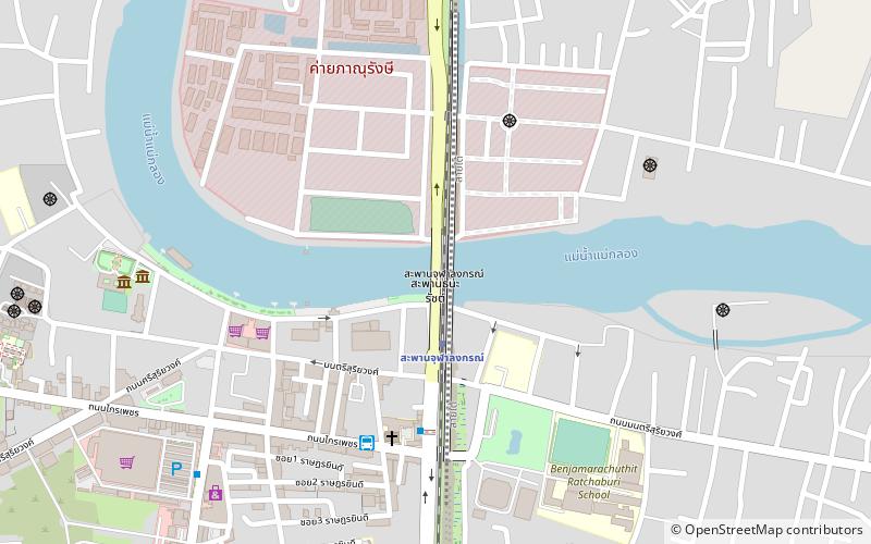 Chulalongkorn Bridge location map