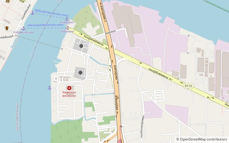 Bhumibol Bridge location map