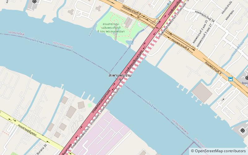 Rama IX Bridge location map