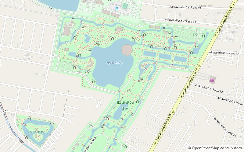 rama ix royal park bangkok location map
