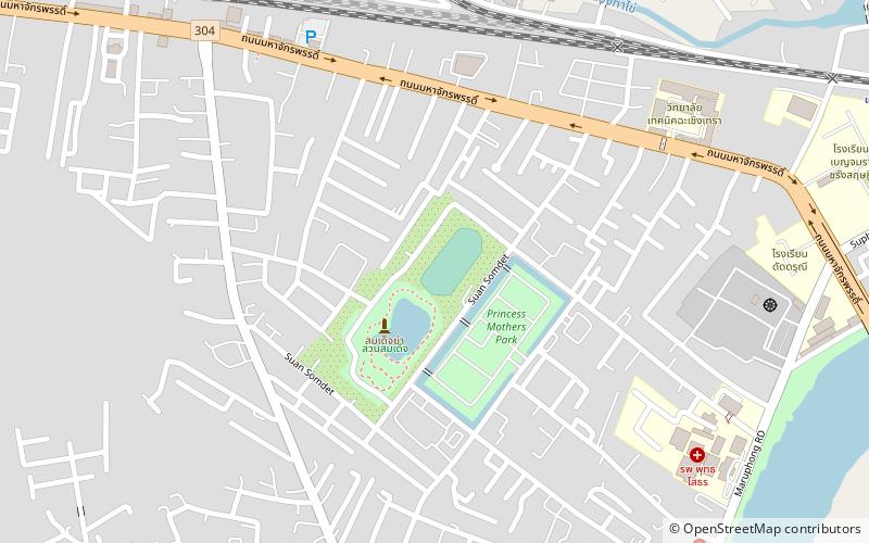 Chachoengsao Town municipality Stadium location map