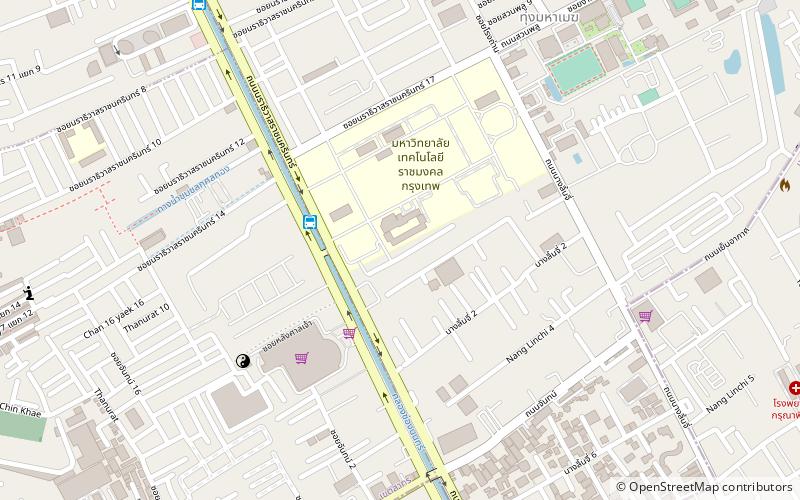 Naradhiwas Rajanagarindra Road location map