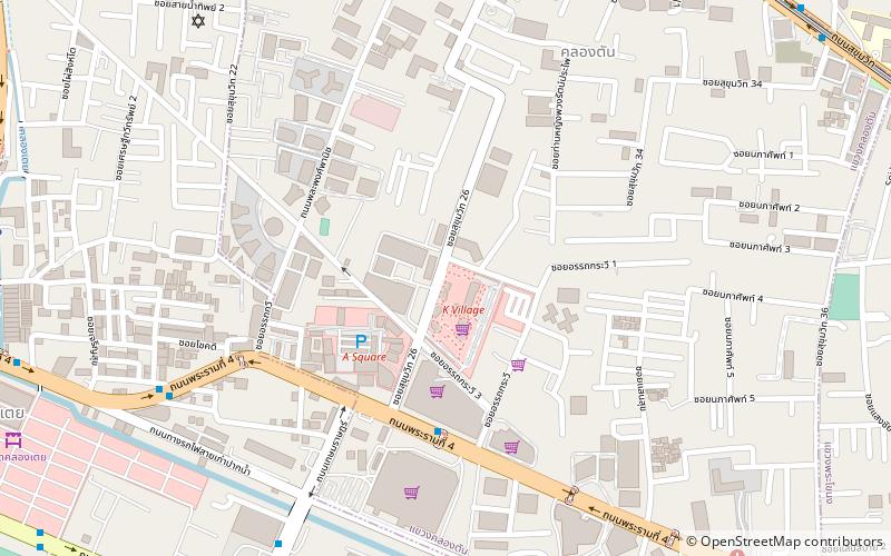 k village bangkok location map