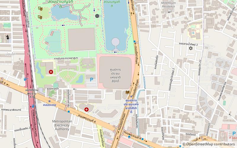 Queen Sirikit National Convention Center location map