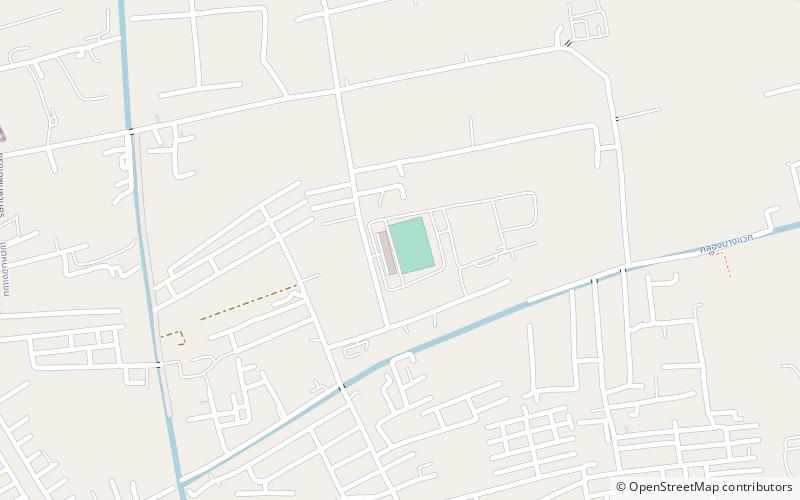 Thonburi University Stadium location map