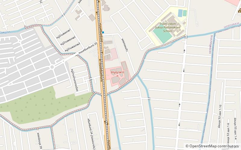 thanya park bangkok location map