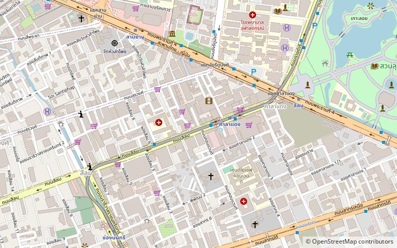 Patpong location map