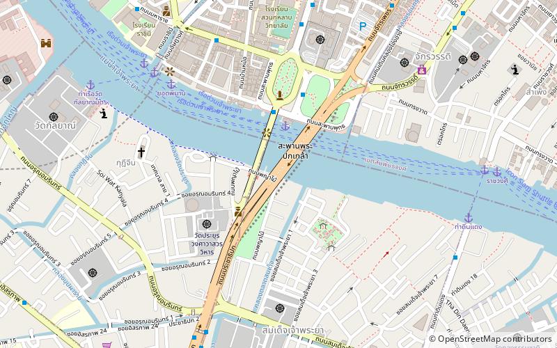 Phra-Pokklao-Brücke location map