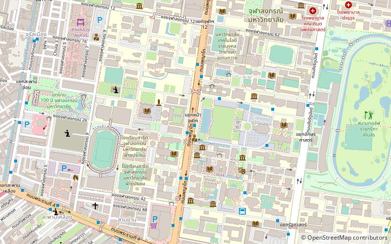 Université Chulalongkorn location map
