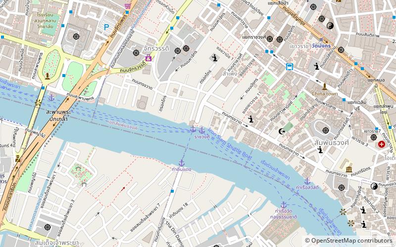 Ratchawong Pier location map